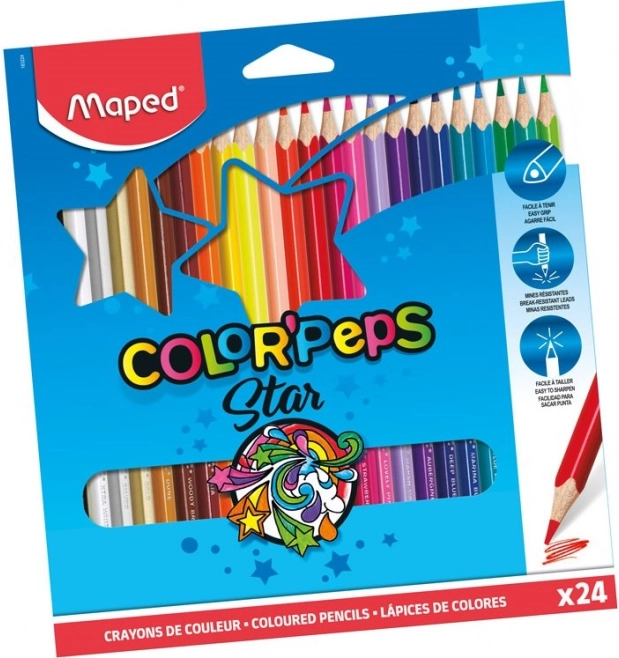 Dreikant-Buntstifte MAPED Color'Peps 24 Stk.