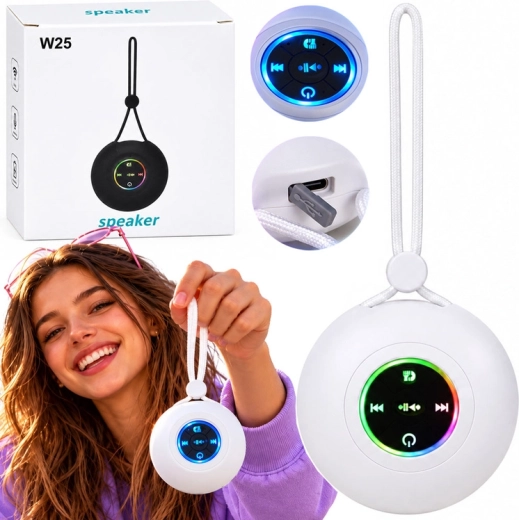 Tragbarer Bluetooth-Lautsprecher zum Aufhängen mit RGB-Beleuchtung