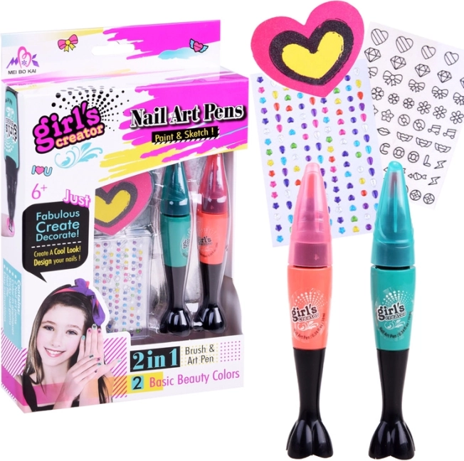 Nageldekorationsset Mädchenschöpfung