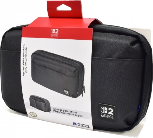 Hori beidseitige Reisetasche für Nintendo Switch 2 (schwarz)