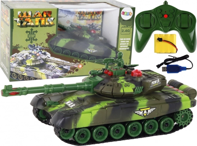 Großer ferngesteuerter Militärpanzer RC mit 360°-Drehung