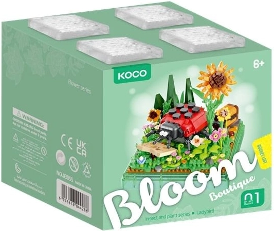 KOCO Bausatz Marienkäfer auf der Wiese 659 Teile - 1 Stück