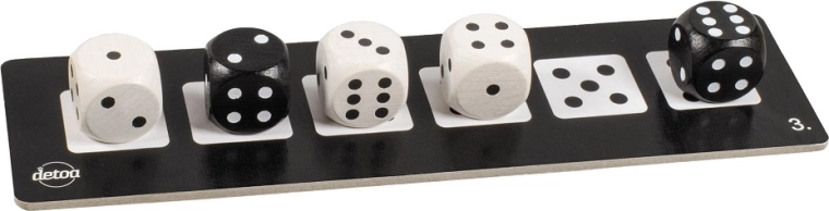 Praktische Anordnung und Überblick beim Spielen
