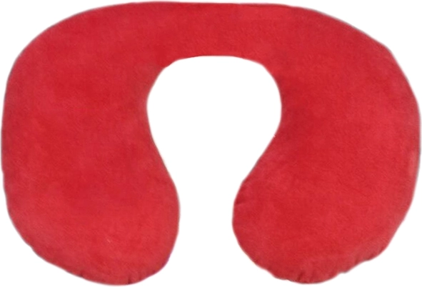 Kinder-Nackenstütze, rot 10 × 23 cm