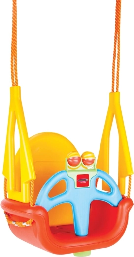 Kinderschaukel JAMARA Grow with me 3-in-1 rot-gelb
