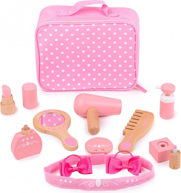 Bigjigs Toys Holz-Kosmetikset im Koffer (11 Teile)