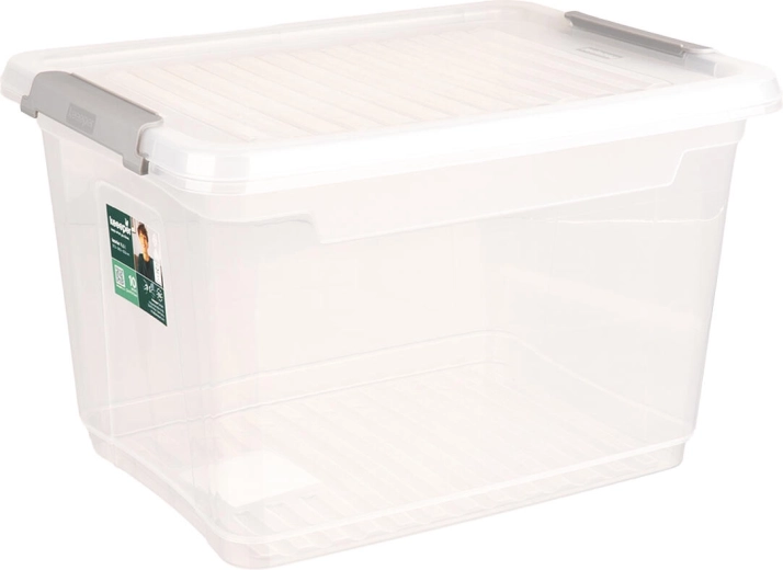 Aufbewahrungsbox mit Deckel und Clips 16,6 l