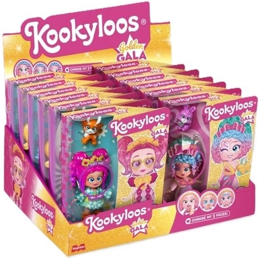 KookyLoos Golden Gala Sammler-Mini-Puppen – Display-Mix