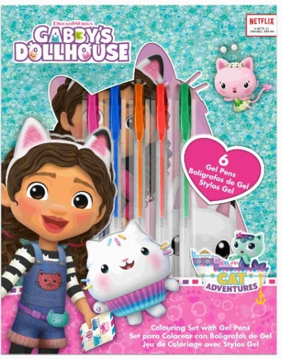 Schreibset GABBY’S DOLLHOUSE, 7-tlg.