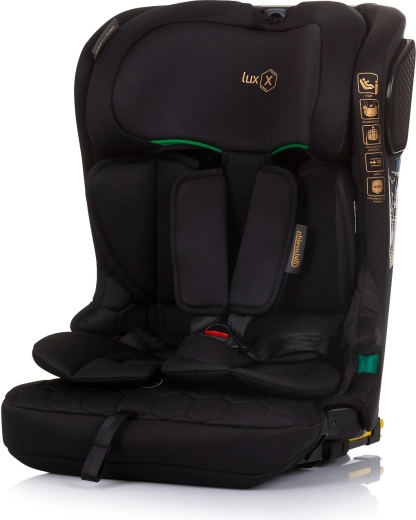 Autokindersitz i-Size 76–150 cm mit Isofix CHIPOLINO Lux X – Obsidian
