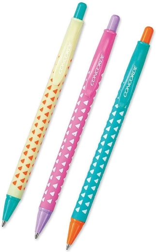 Kugelschreiber CONCORDE Crazy, Pastellfarben