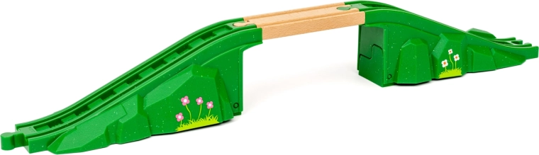 Hölzerne Bogenbrücke für Holzeisenbahnen