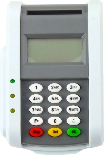 Realistisches Terminal mit Lichtern und Geräuschen