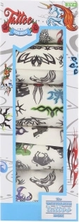 Temporäre Tattoos für Jungen – Set mit 5 Bögen