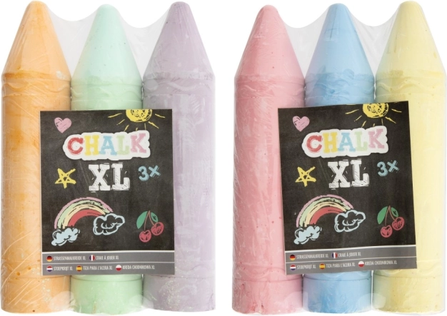 Bunte Kreiden XL - 3 Stück