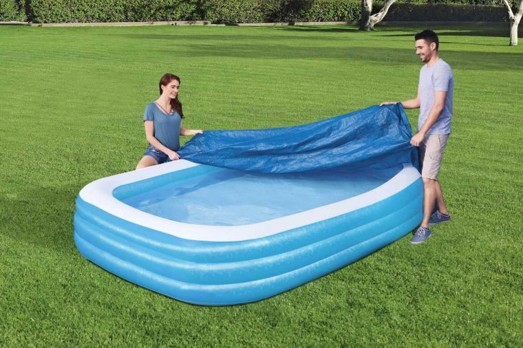 BESTWAY Abdeckplane für rechteckigen Pool 305 × 183 cm