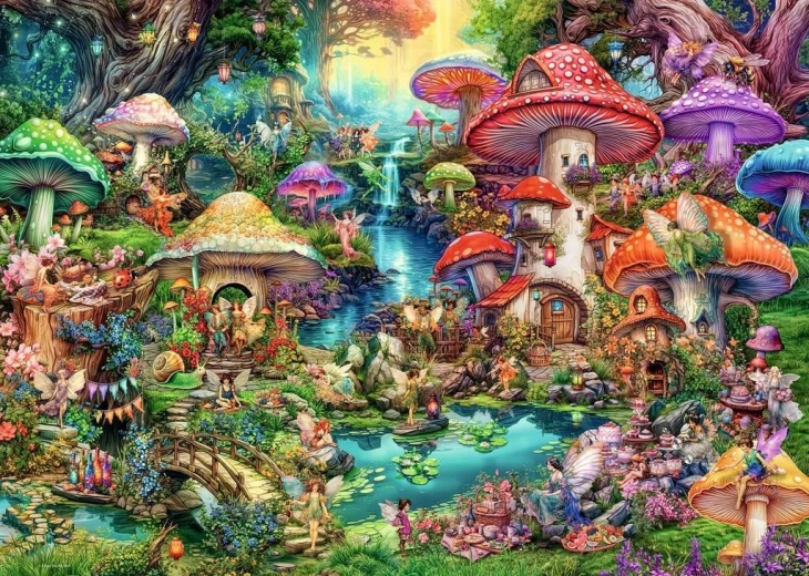 Ravensburger Puzzle Pilzdorf 1000 Teile