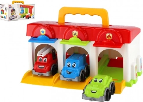 Garage mit Spielzeugautos und Zubehör Technok Toys
