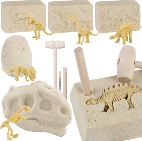 Kruzzel Dinosaurier-Ausgrabungen 5 in 1 – paläontologisches Set