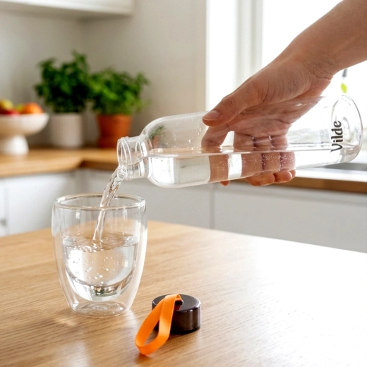 Borosilikatglas für kalte und warme Getränke