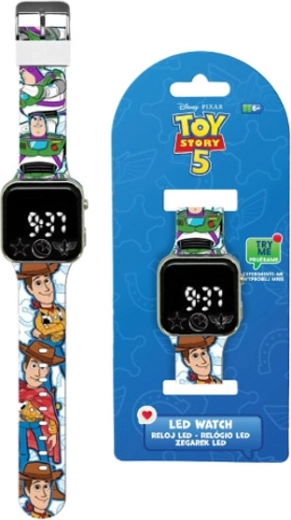 Kinder-LED-Uhr Toy Story 5 Woody