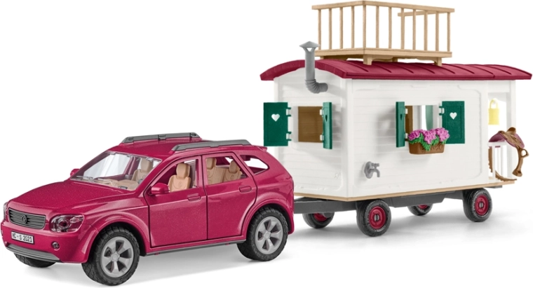 Wohnwagen unterwegs – bereit zum Ziehen