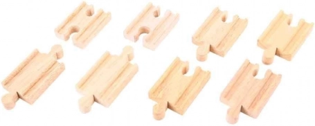 Holz-Schienenverbinder 7 cm (8 Stk.) BIGJIGS RAIL