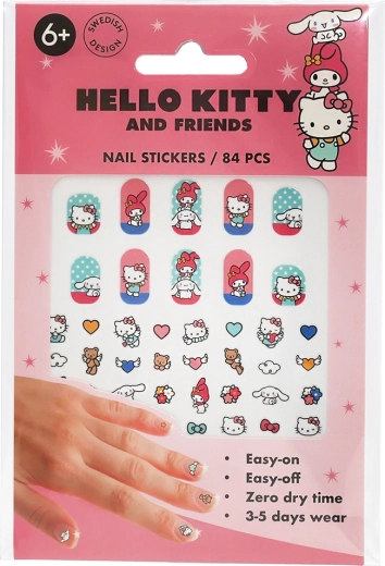 Hello Kitty Kinder-Nagelsticker (84 Stk.)