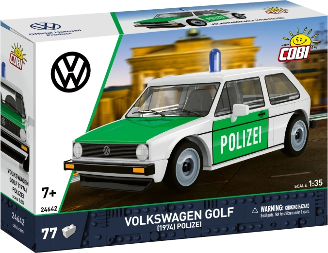 Cobi Volkswagen Golf I (1974) Polizei 1:35 - Bausatz