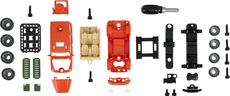 Bauen und Zerlegen mit echtem Schraubendreher