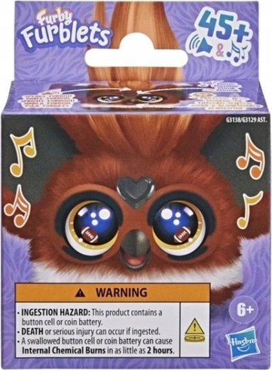 Furby Furblets Sports Foo-tee interaktives Plüsch-Mini-Spielzeug mit Clip