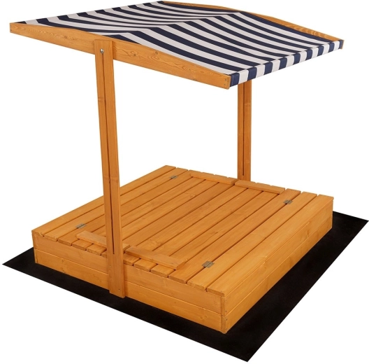 Bänke mit Rückenlehnen und sicheres Verschließen