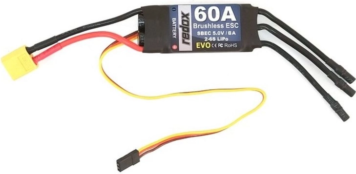 Drehzahlregler Redox Evo 60A für bürstenlose Motoren – 1 Stück