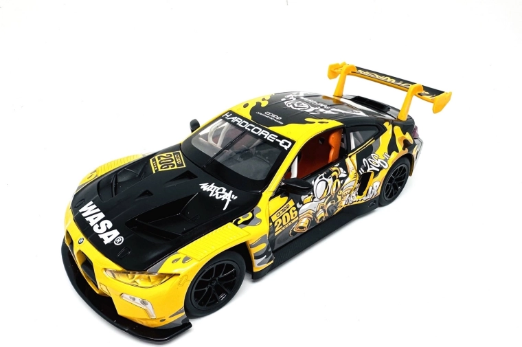 BMW M4 GT3 WASA Automodell 1:24 mit Licht und Sound