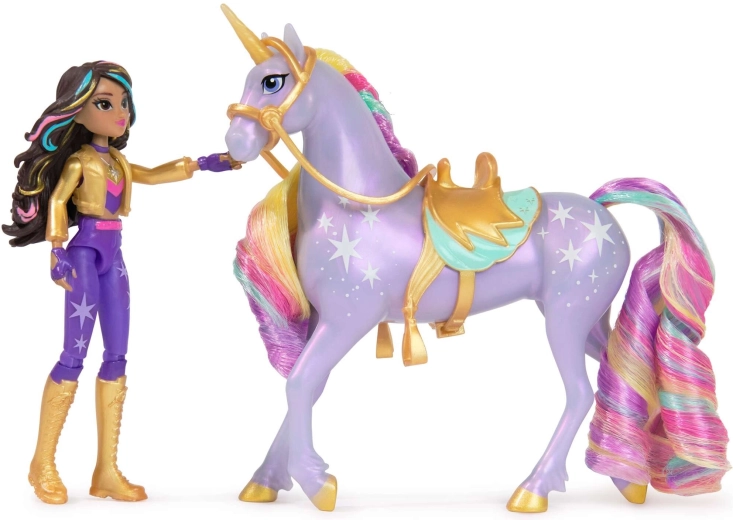 Magisches Einhorn Wildstar mit Regenbogenmähne