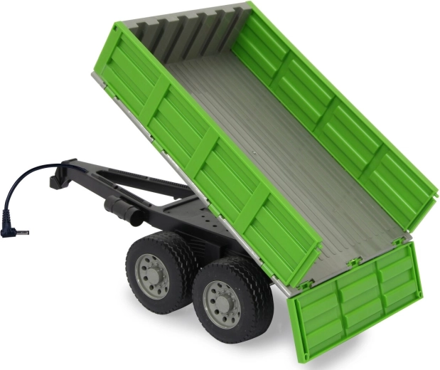 Über den RC-Traktor gesteuerte Kippmulde