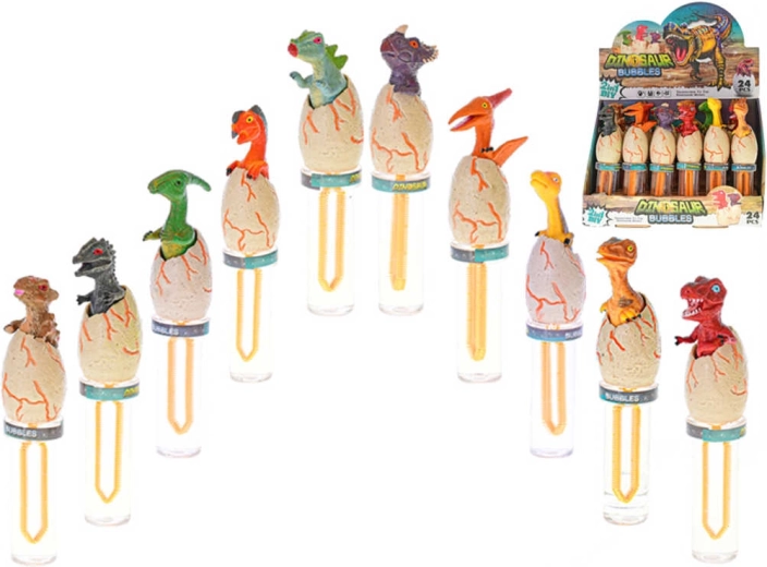 Seifenblasenstab Dinosaurier im Ei 16,5 cm - 1 Stück