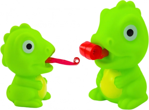 Gummidinosaurier mit ausfahrbarer Zunge, grün, 8 cm
