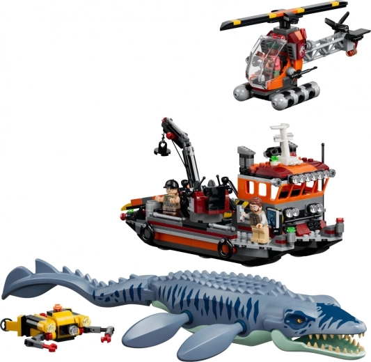 Mosasaurus mit beweglichen Teilen