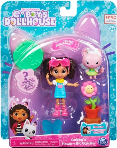 Gabby's Dollhouse kleines Gartenset mit Gabby-Figur