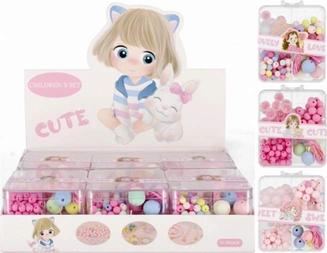 Perlenset im Organizer