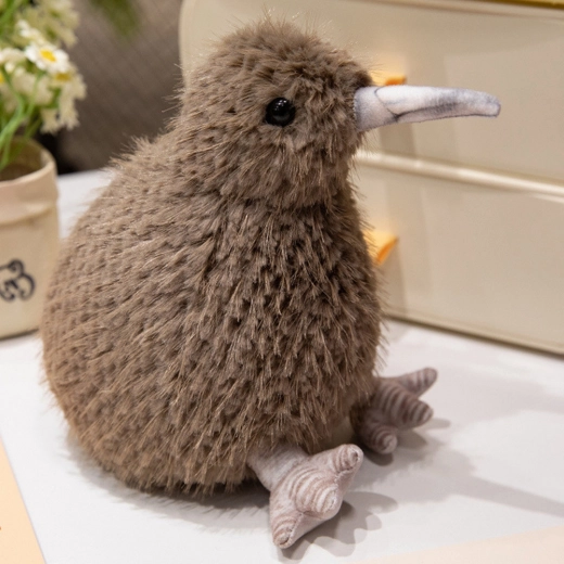 Plüschvogel Kiwi braun 21 cm