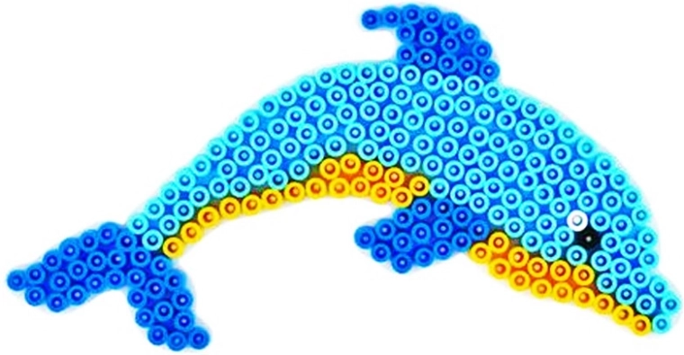 Bügelperlen-Platte Delfin für 5-mm-Perlen