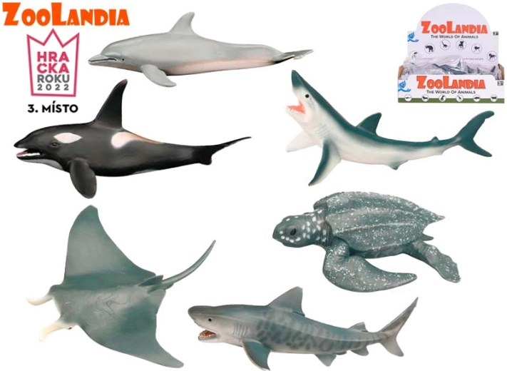 Zoolandia Meeres­tiere – Set aus Kunststofffiguren 8–15 cm