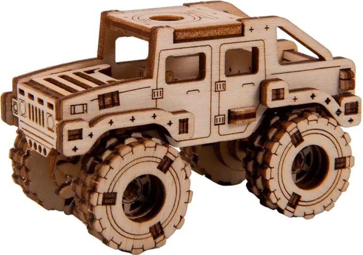 Holz-3D-Puzzle – Monster Truck 2