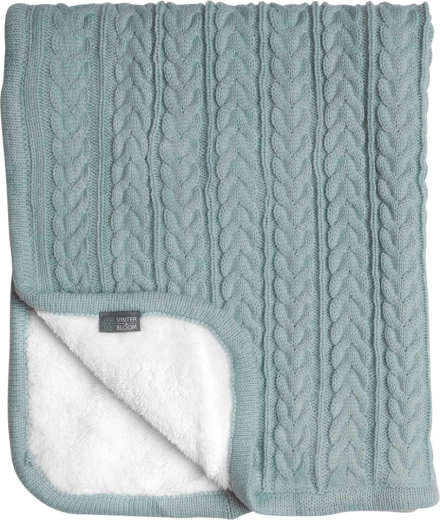 Vinter & Bloom Decke Cuddly Sage Green - 1 Stück