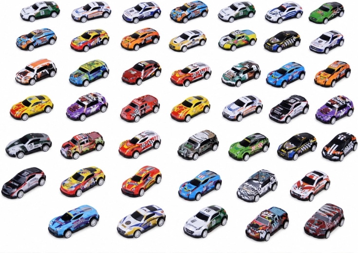 48 Autos mit Pull-Back-Antrieb