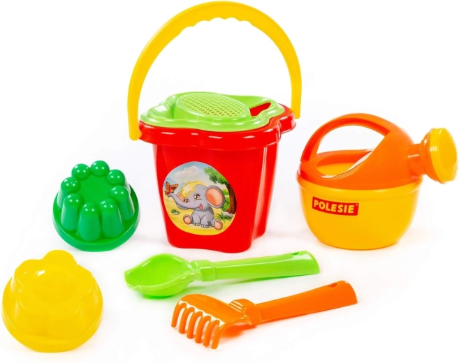 Sandspielset mit Eimer in Blumenform – 1 Stück