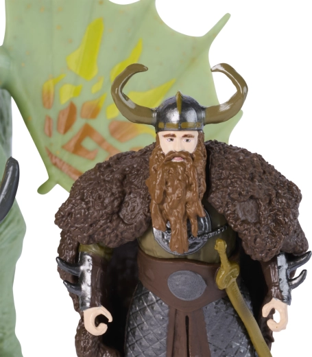 Wikinger Stoick bereit für den Sattel