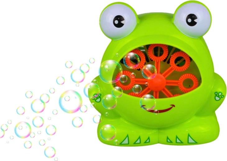 Seifenblasenmaschine in Froschform